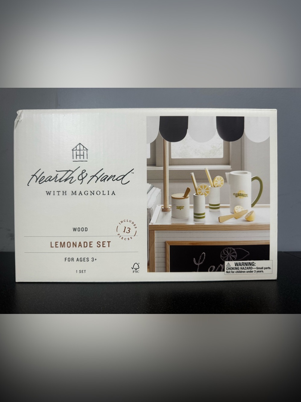 Magnolia 13 piece wood pretend play Lemonade Set